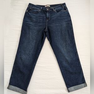 Signature by Levi Strauss & Co. Signature Boyfriend Jeans, Size 16